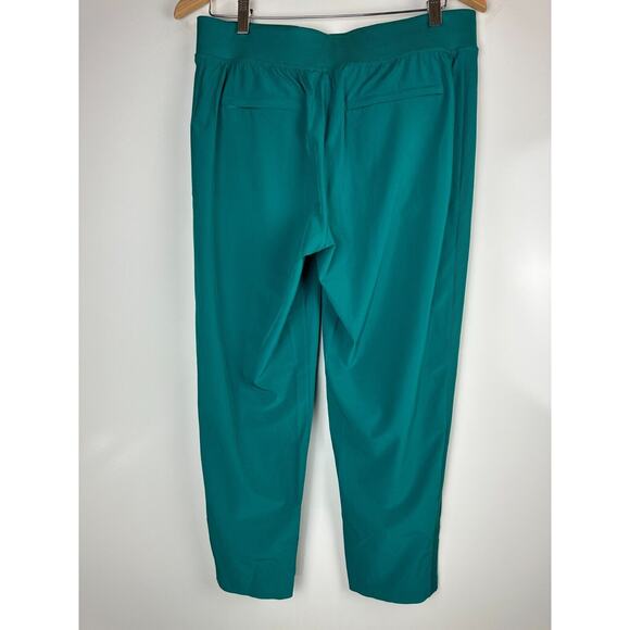 Athleta 2023 Brooklyn Ankle Pant Emerald Green Stretch Women's Size 10 Petite - Picture 9 of 13